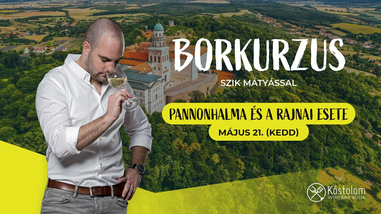 Pannonhalma és a rajnai esete Szik Mátyással a Kóstolomban