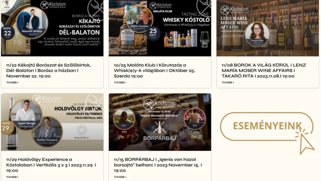 eseményeink